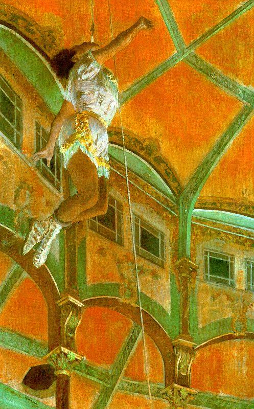 La La at the Cirque Fernando, Edgar Degas
